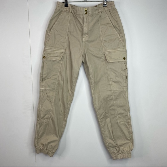 Garage XL Brianna Bubble Pant Cargo Pants Cream Bottoms - Picture 2 of 4